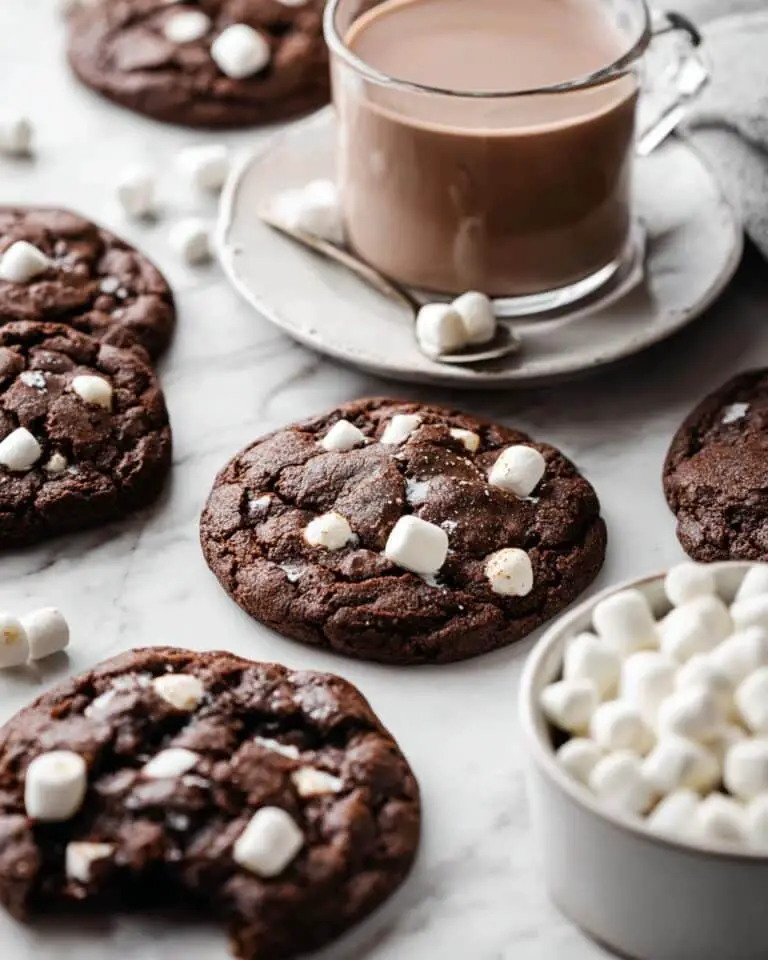 Hot Chocolate Cookies with Marshmallow Bits Recipe