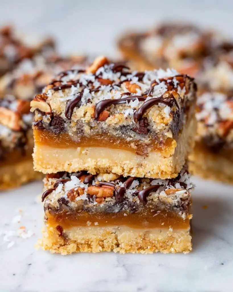 Magic Coconut Pecan Cookie Bars Recipe