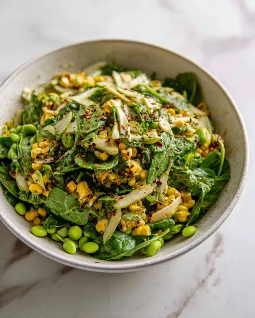 Grilled Corn Orzo Salad with Scallion Dill Dressing Recipe