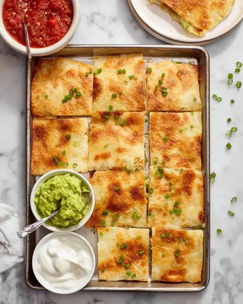 Sheet Pan Quesadillas Recipe