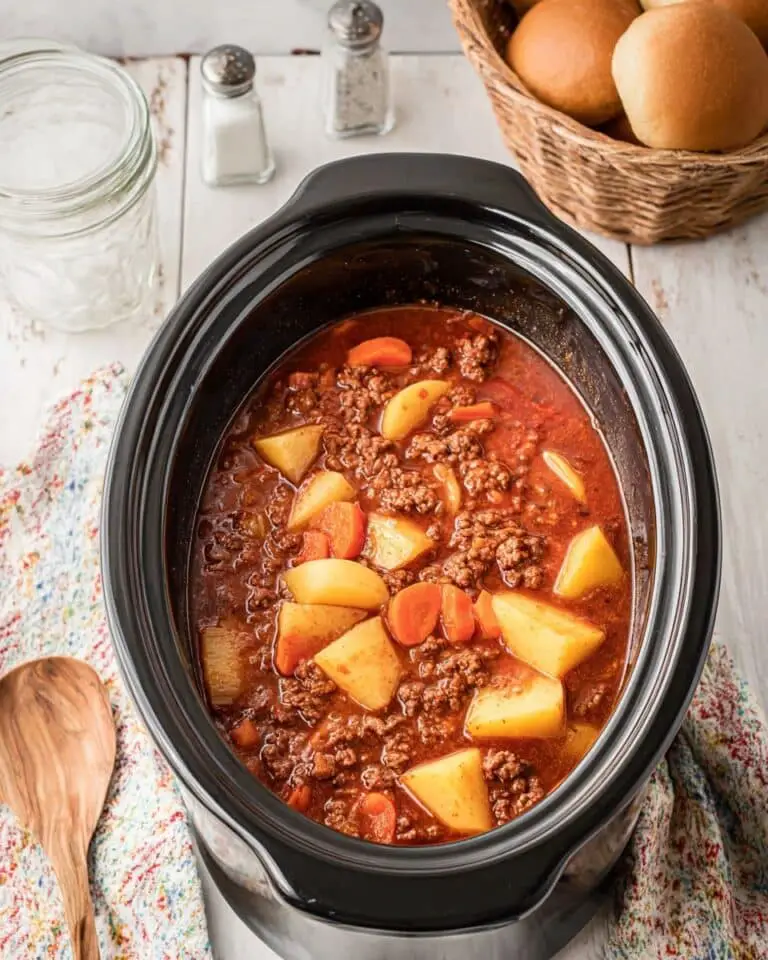 Slow Cooker Poor Man’s Stew Recipe