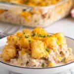 Creamy Cowboy Casserole with Tater Tots and Ground Beef Recipe