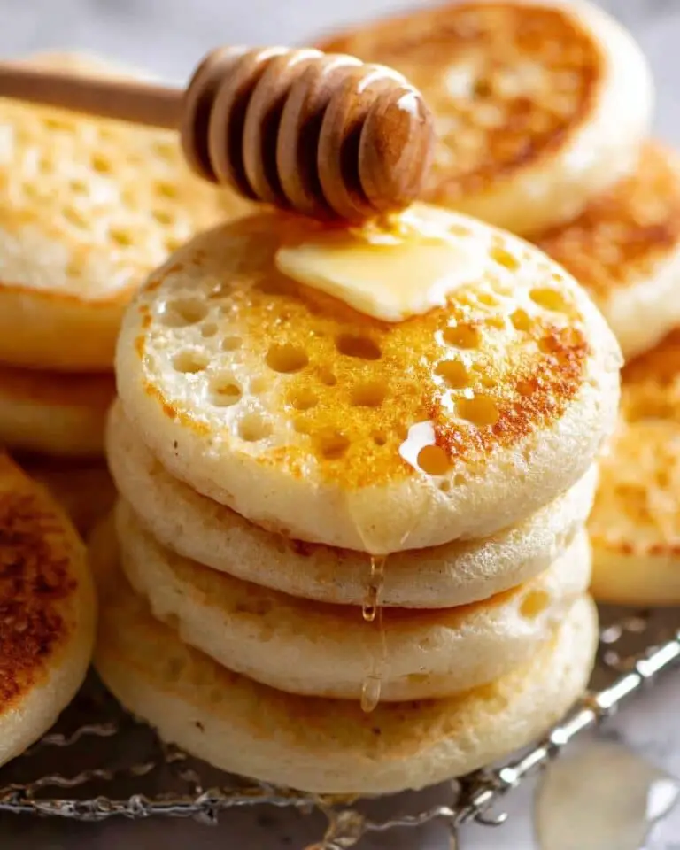 Golden Crispy Crumpets with Signature Holes Recipe