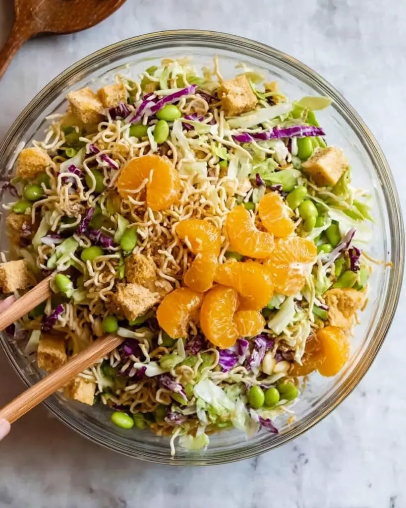 Classic Asian Ramen Salad Recipe