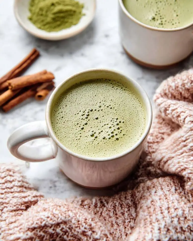 Spiced Matcha Latte Recipe