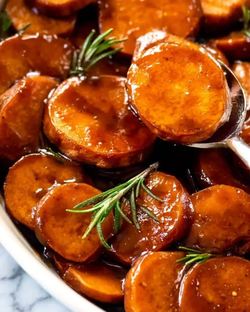 Candied Sweet Potatoes with Maple, Spices, and Caramelized Finish Recipe