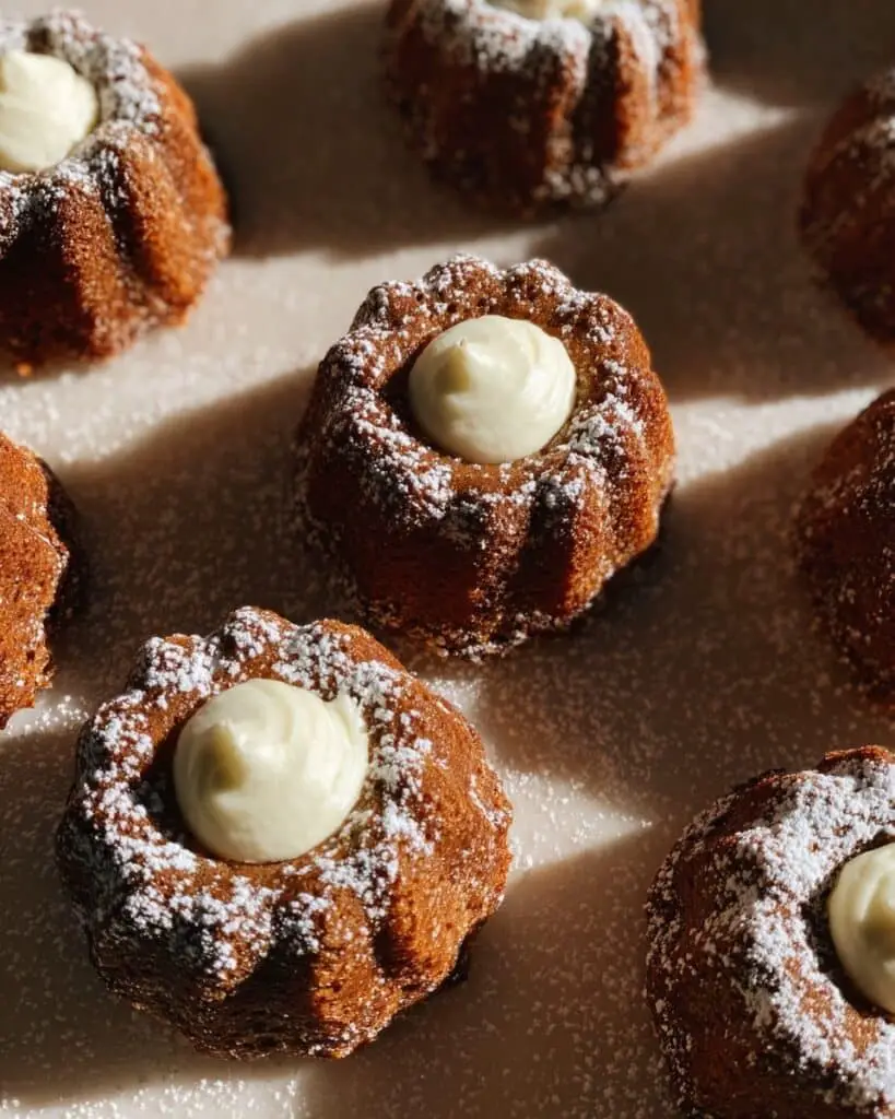 Mini Cinnabundts with Cream Cheese Glaze Recipe