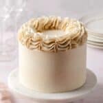 Moist Vanilla Almond Cake with Whipped Cream and Ermine Buttercream Recipe