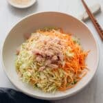 Tuna Cabbage Salad (No-Mayonnaise Japanese-Style Healthy Tuna and Vegetable Salad) Recipe