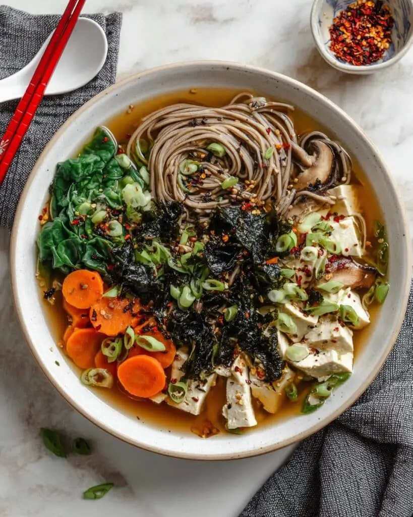 Easy Vegan Mushroom Miso Soup Recipe