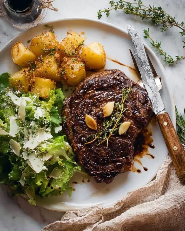 How to Cook Steak Like a Chef: Perfectly Seared with Garlic-Thyme Baste Recipe