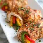 Baked Chicken Fajita Roll-Ups Recipe