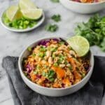 Crunchy Cashew Thai Quinoa Salad Recipe