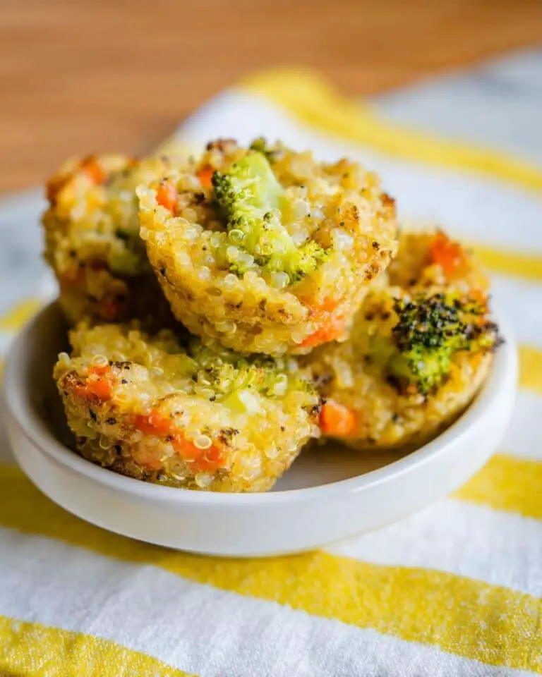 Cheesy Veggie Quinoa Bites Recipe