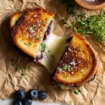 Blueberry White Cheddar Grilled Cheese Recipe