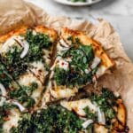 Sweet Potato and Kale Pizza with Balsamic Drizzle Recipe