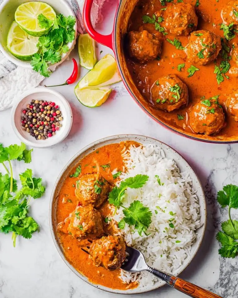 Red Curry Meatballs Recipe