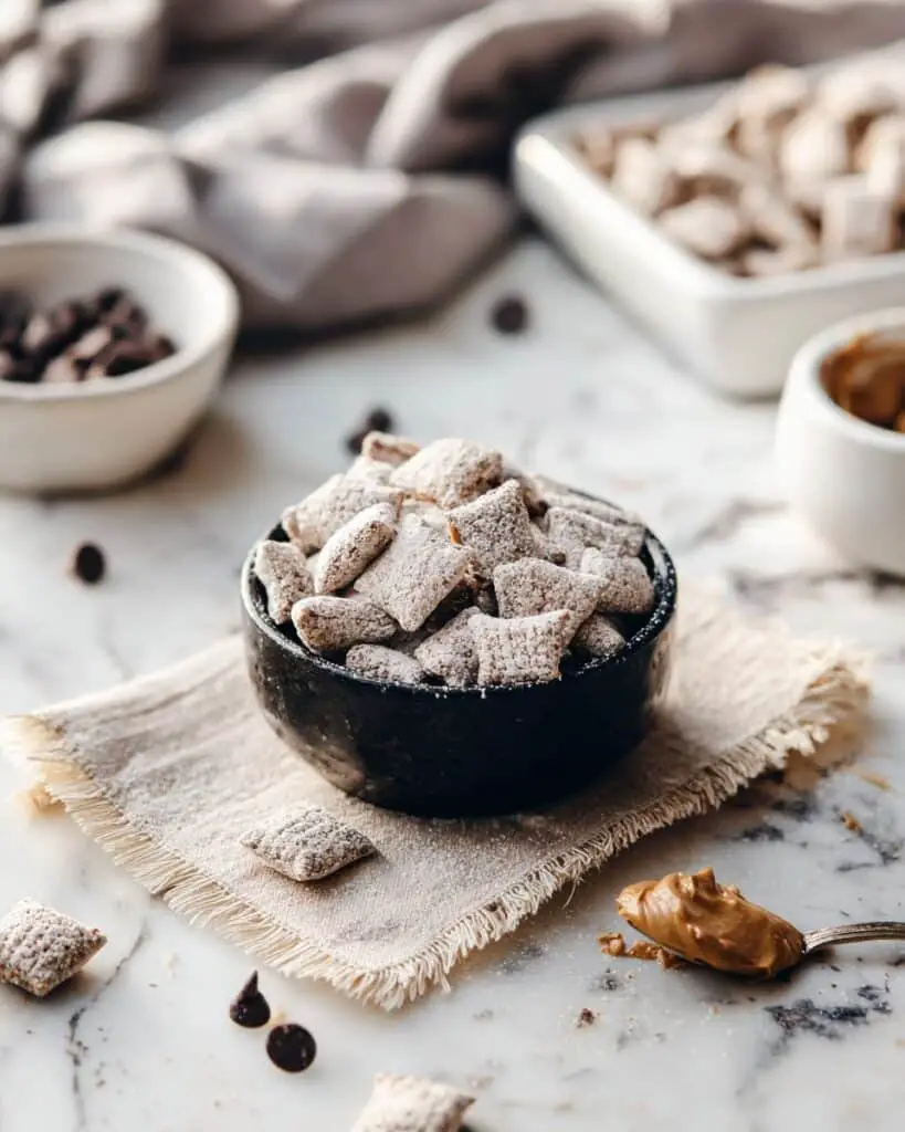 Chocolate Peanut Butter Puppy Chow Recipe