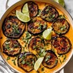 Quick Eggplant Curry with Chickpeas and Coconut Recipe
