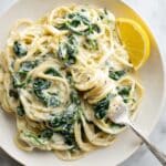 Lemon Ricotta Pasta with Spinach Recipe