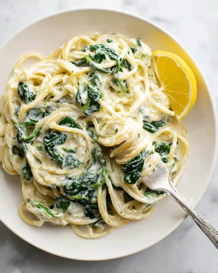 Lemon Ricotta Pasta with Spinach Recipe