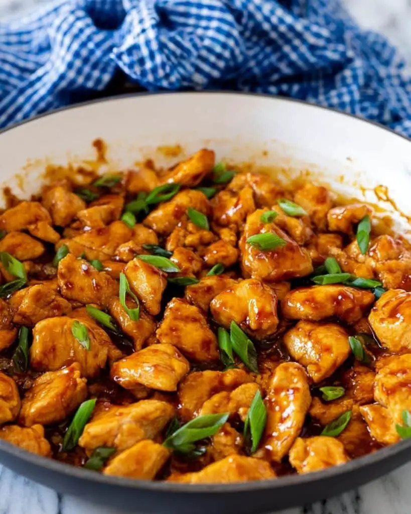 Mongolian Chicken with Green Onions Recipe