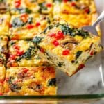 Overnight Chicken Sausage and Vegetable Egg Bake Recipe