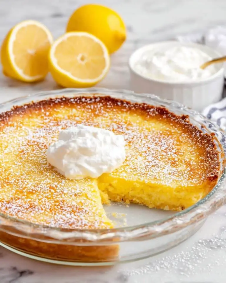 Lemon Impossible Pie Recipe