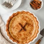 Vanilla Cinnamon Pie Recipe