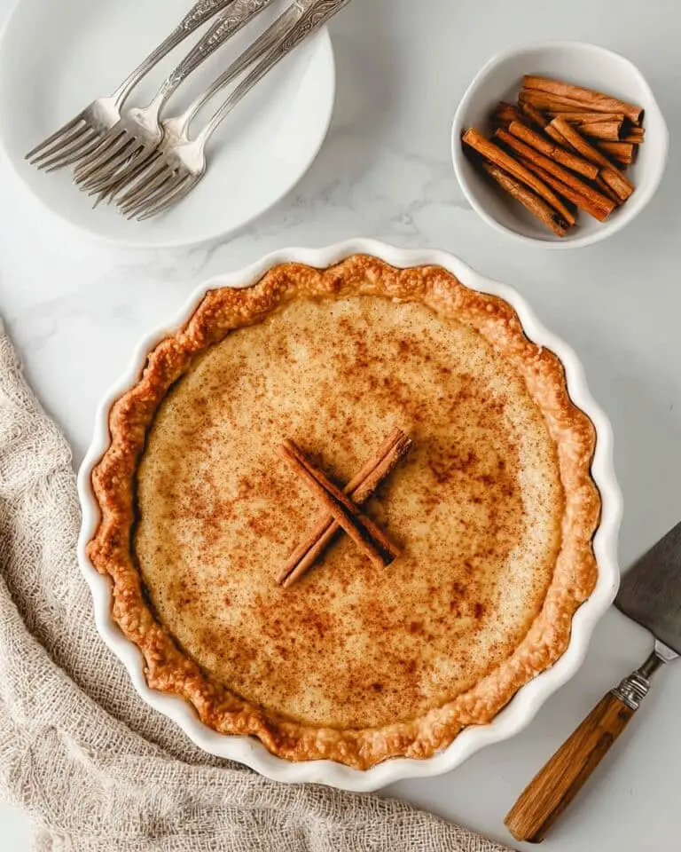 Vanilla Cinnamon Pie Recipe