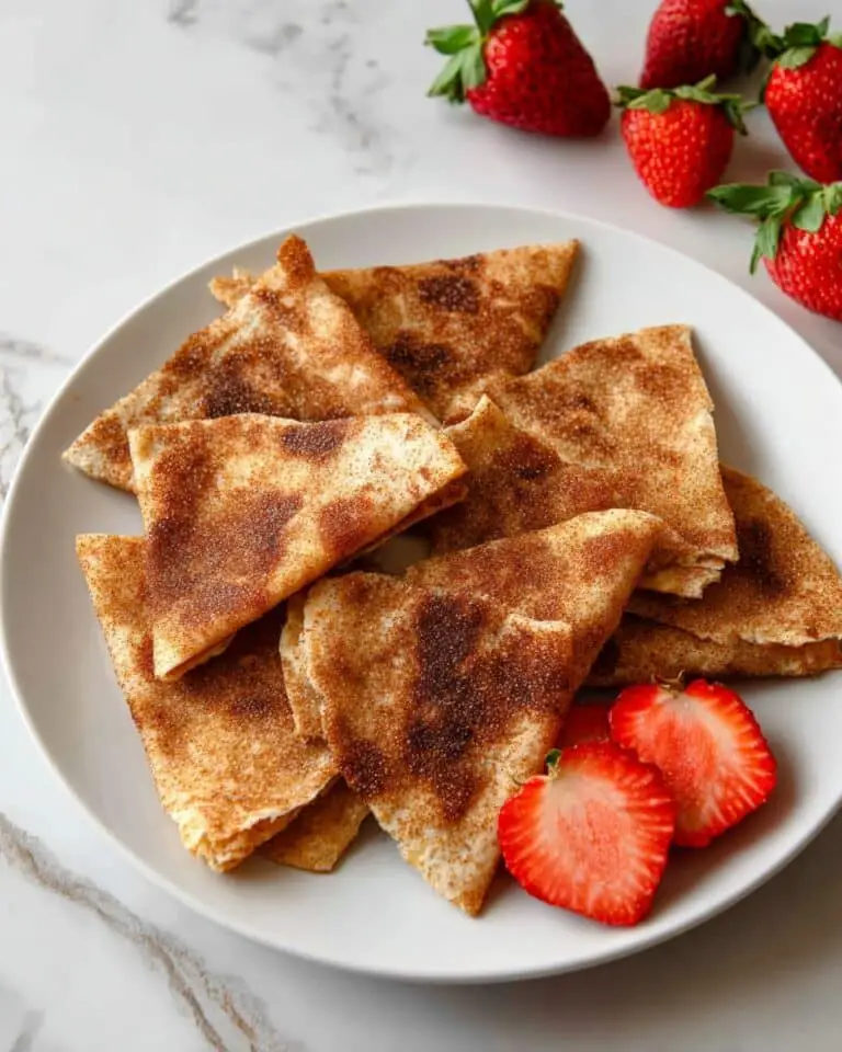 Air Fryer Cinnamon Sugar Tortilla Chips Recipe