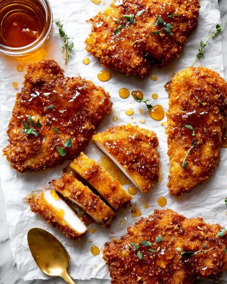 Baked Crunchy Hot Honey Chicken Recipe