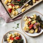 Sheet Pan Gnocchi with Roasted Vegetables and Feta Recipe