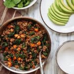 One-Dish Ground Turkey Sweet Potato Skillet Recipe