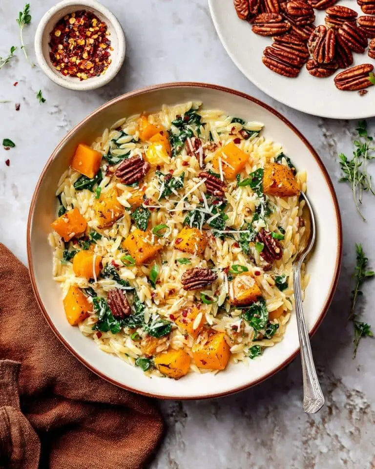 Creamy Butternut Squash Orzo