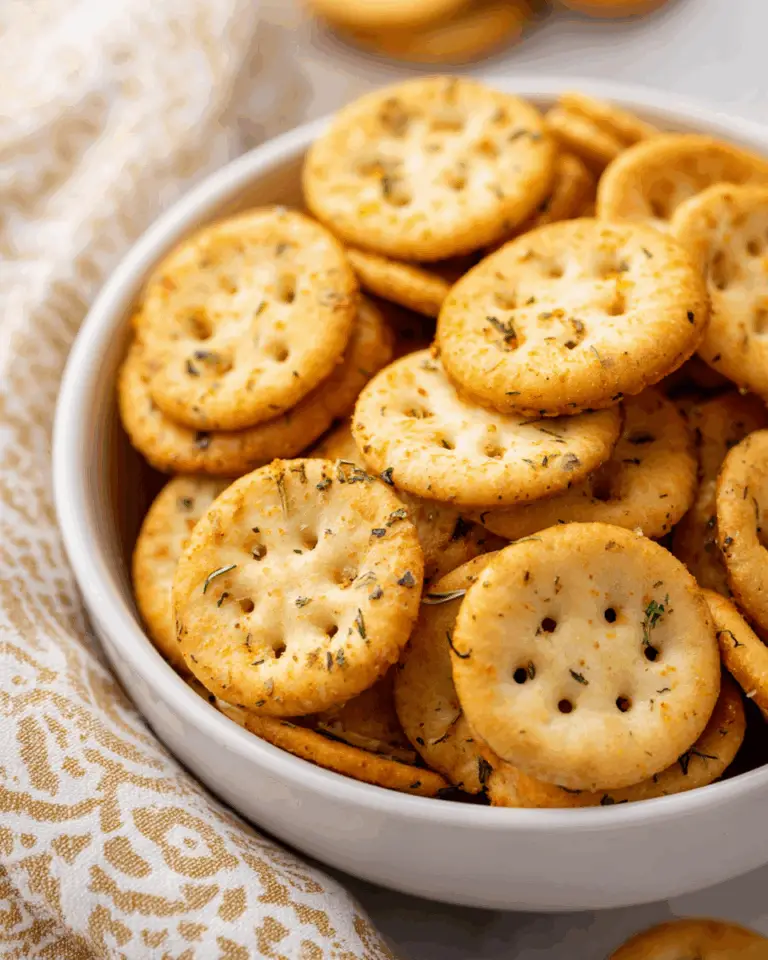 Baked Ranch Crackers: Easy Scroll-Style Snack Recipe