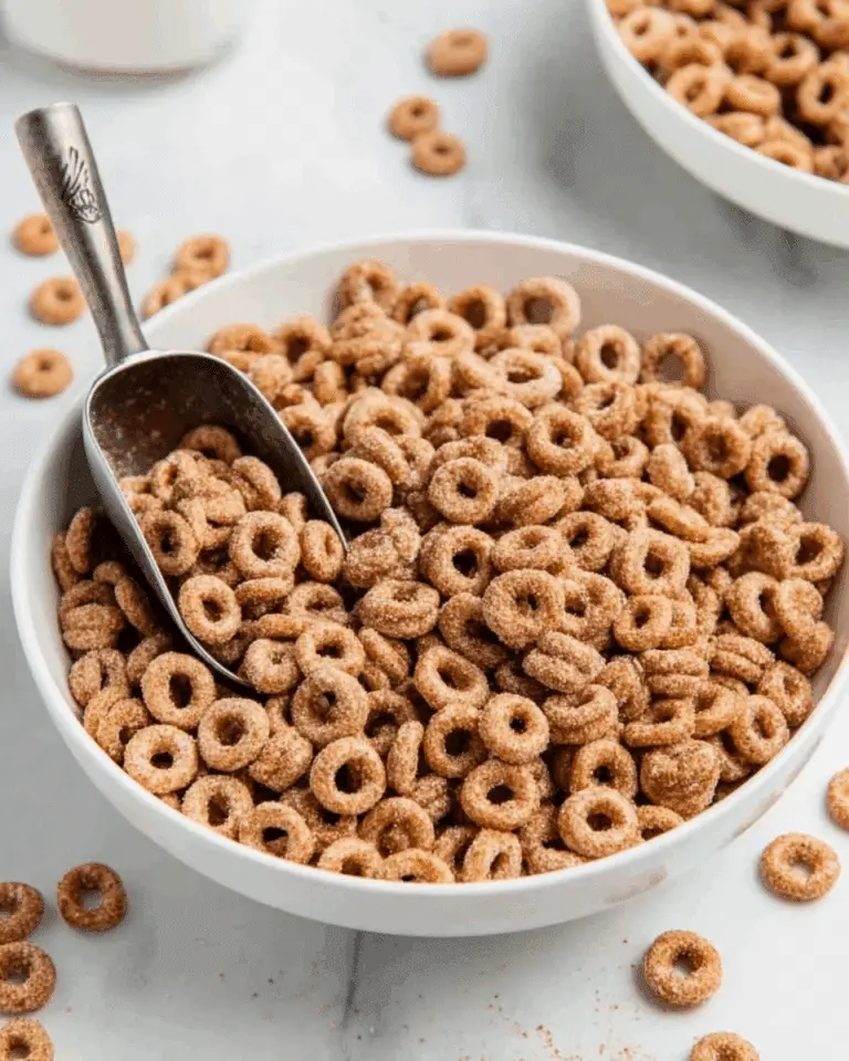 Mini Donut Hot Buttered Cheerios Recipe