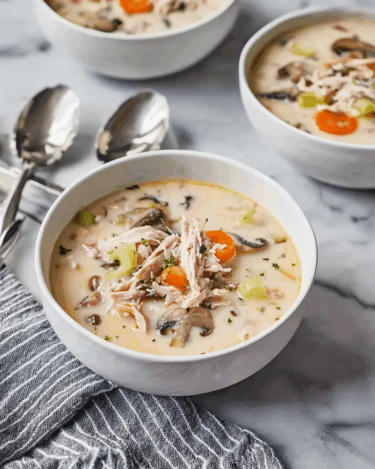 Creamy Leftover Turkey Wild Rice Soup Recipe