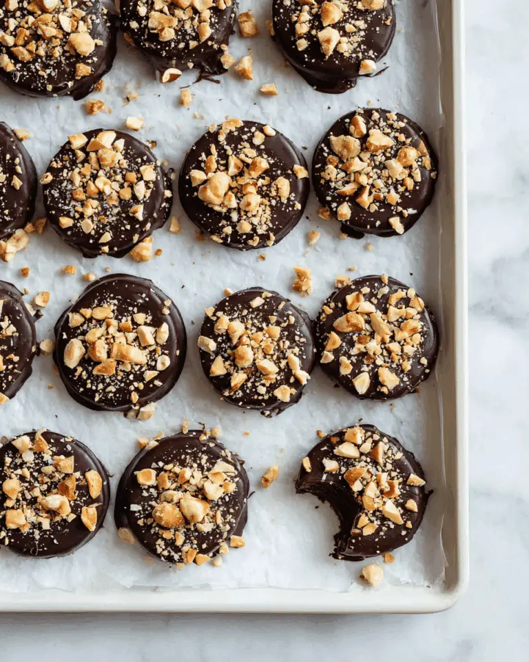 Vegan Chocolate-Dipped Peanut Butter Crackers Sandwiches Recipe