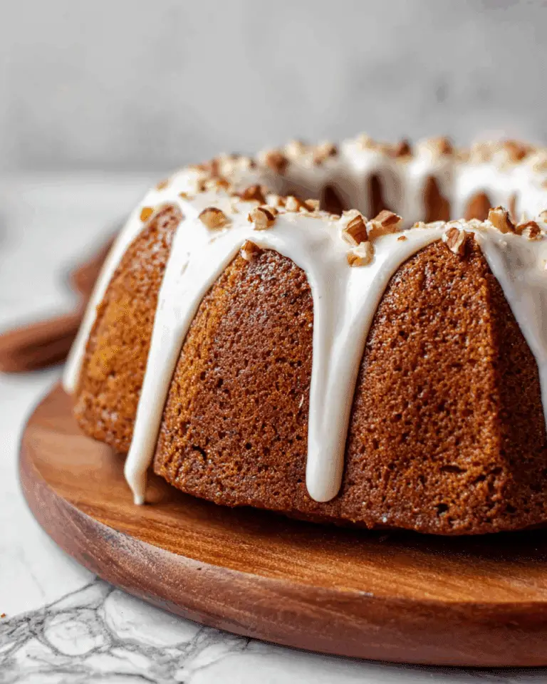 Pumpkin Bundt Cake with Maple Glaze Recipe