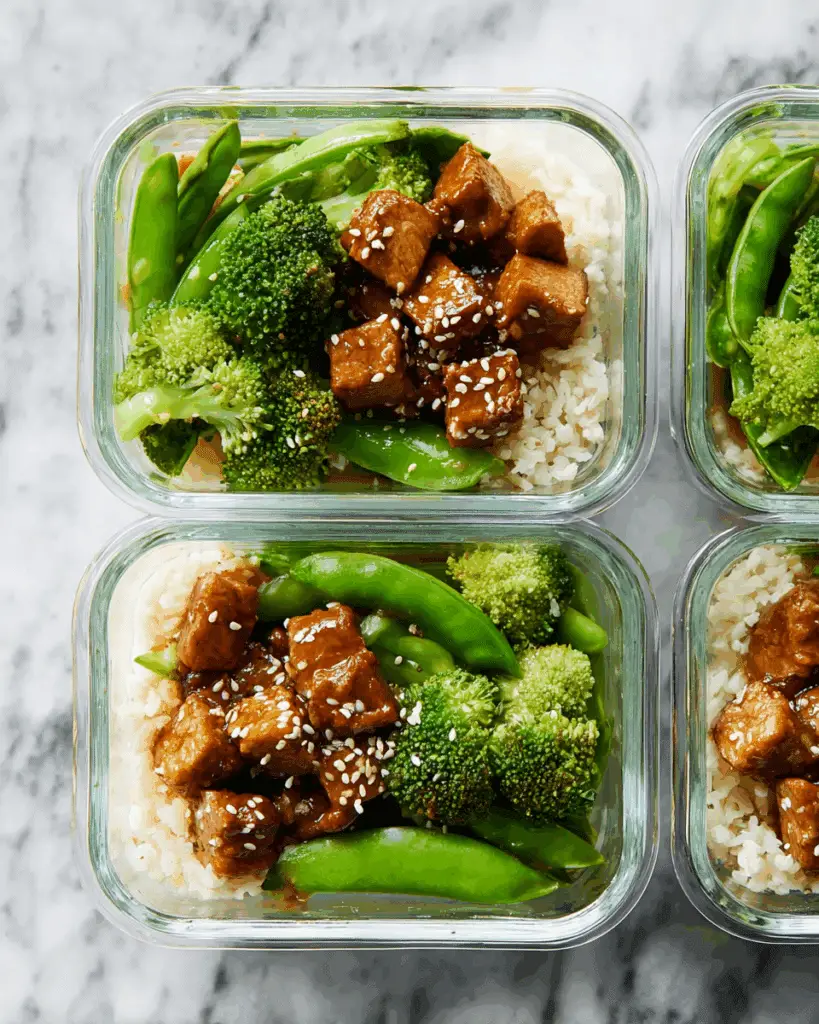 Honey Sesame Chicken Lunch Bowls Recipe