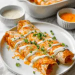 Buffalo Chickpea Enchiladas Recipe