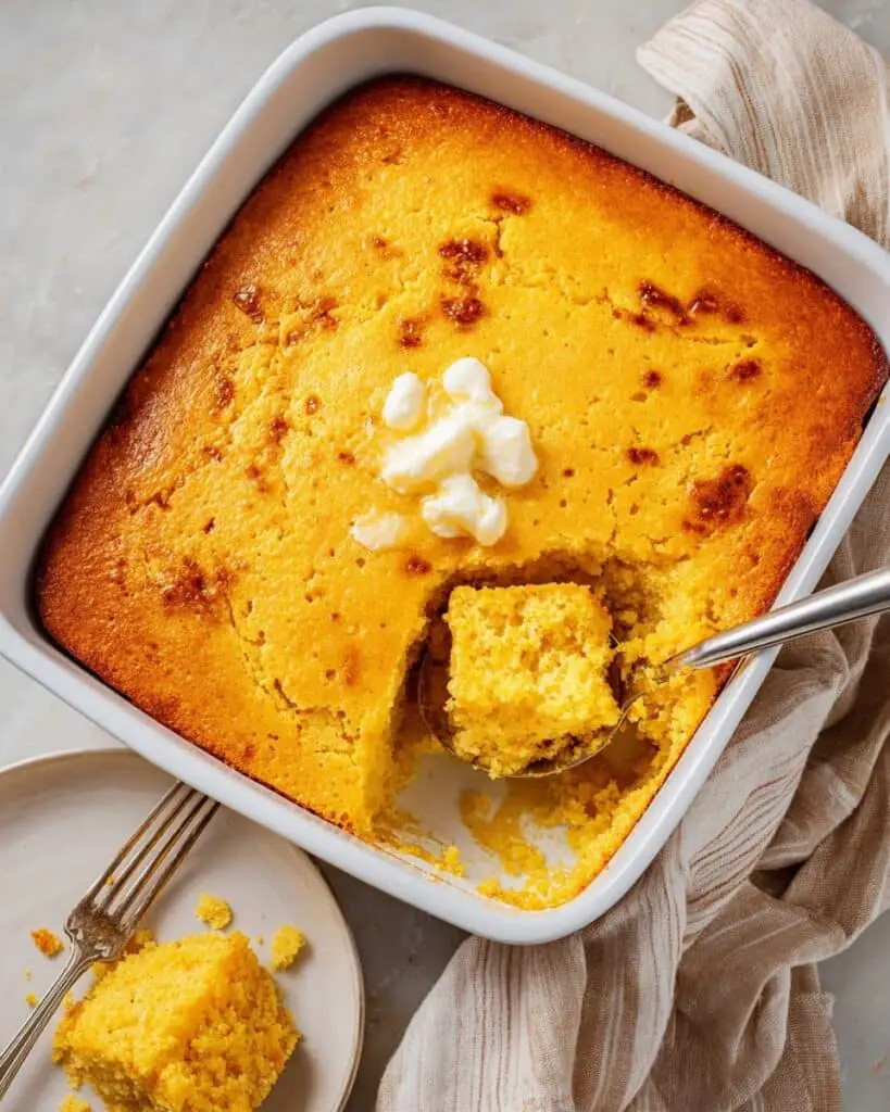 Southern Corn Pudding (Corn Casserole) Recipe