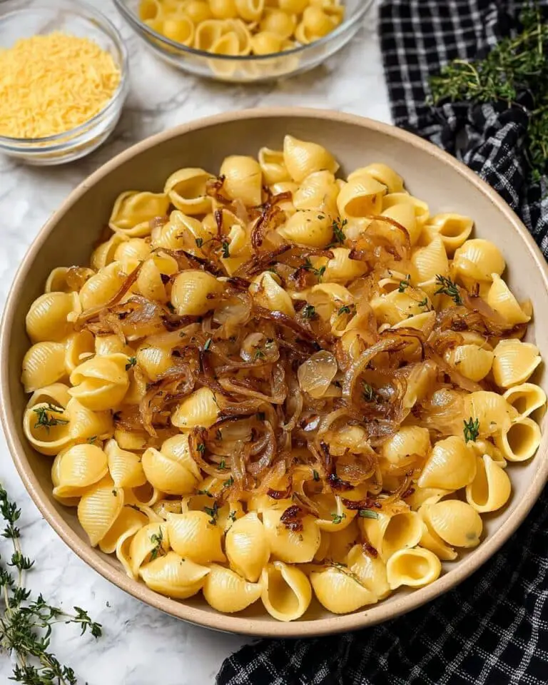 Vegan French Onion Pasta Recipe