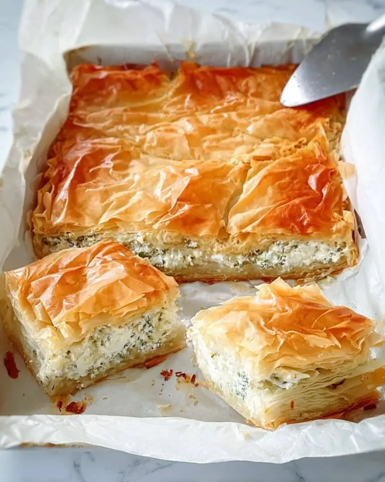 Greek Leek Pie with Feta and Ricotta Recipe