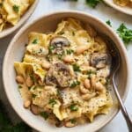 One-Pot Mushroom and White Bean Pasta Recipe