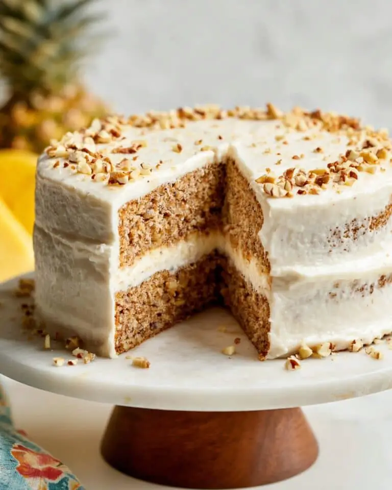 Vegan Hummingbird Cake with Cream Cheese Frosting Recipe
