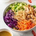 Thai Chicken Salad with Peanut Dressing Recipe