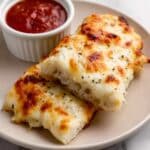 Cheesy Breadsticks Made from Pizza Dough Recipe