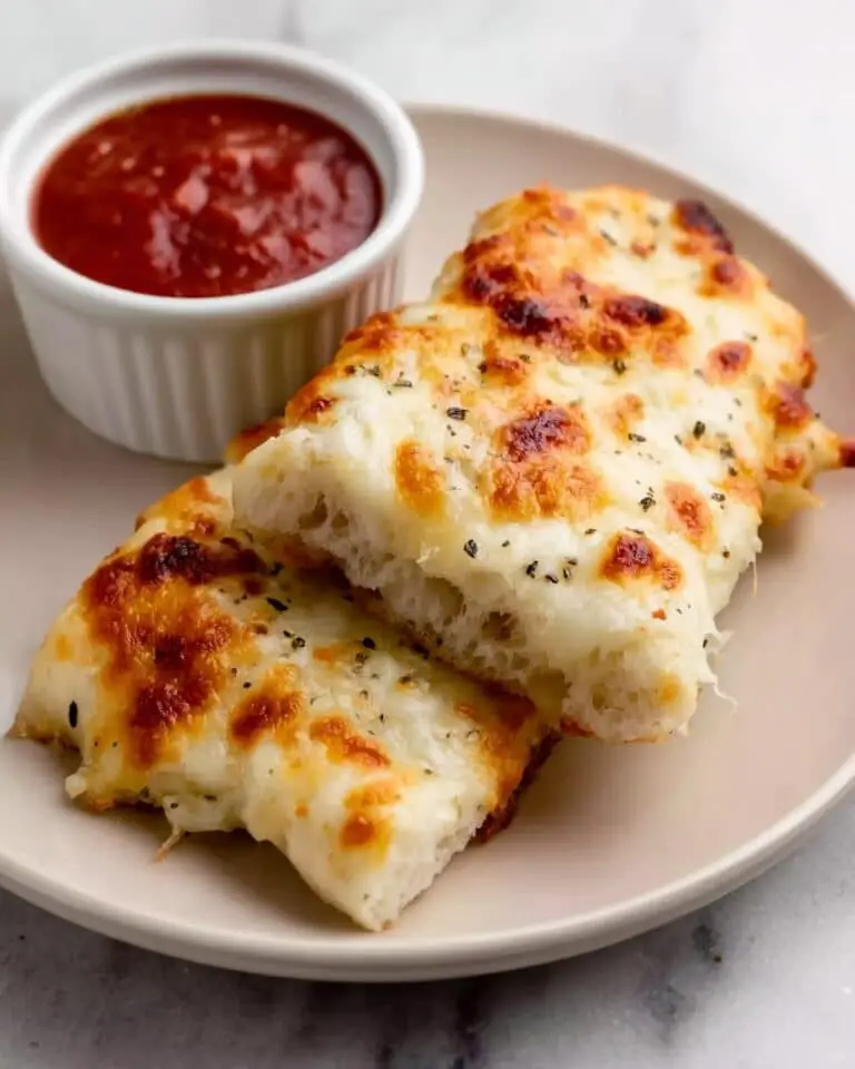 Cheesy Breadsticks Made from Pizza Dough Recipe